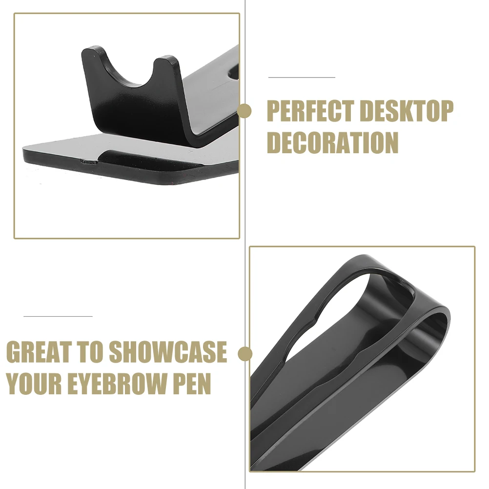 

2pcs Acrylic Tattoo Machine Stand Durable Holder for Eyebrow Pen Salon Storage Rack Tattoos Organizer Coil Ink Holders