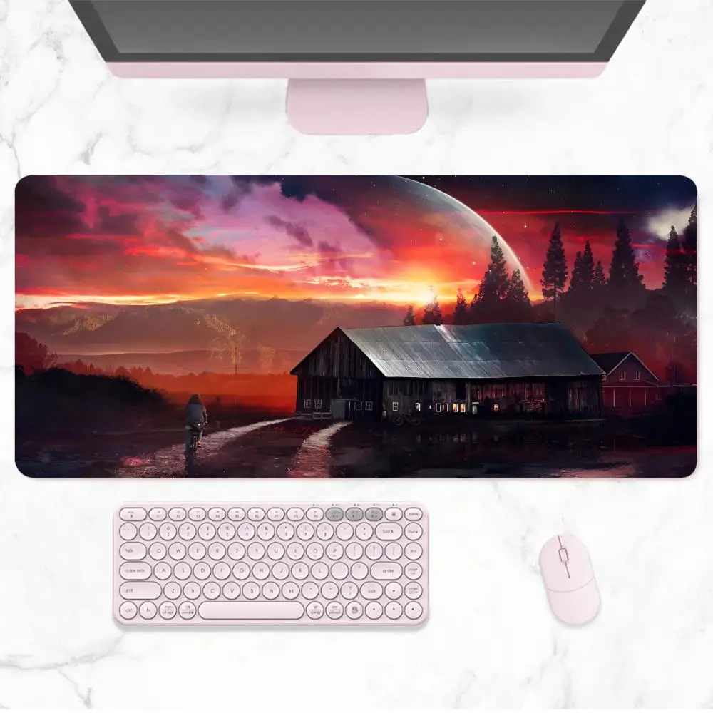 Colorful Aurora Mouse Pad Anime Game Mouse Pad Computer Desk Pad Office Carpet Laptop Mouse Pad