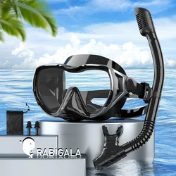 Diving Goggle Set Snorkelling Mask Adult Anti-fog & Leakage Diving Mask Food Grade Silicone Mask