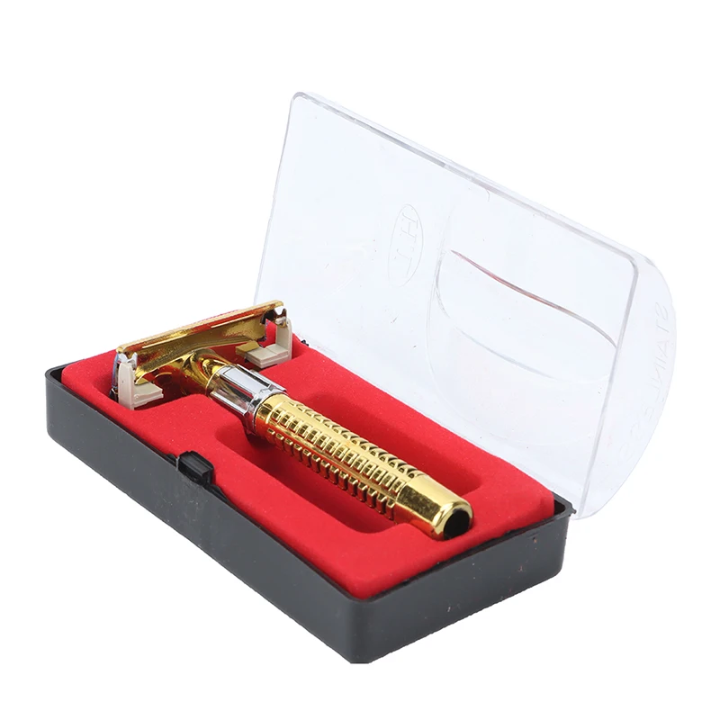 Retro Sicherheits rasierer Box Griff Rasiermesser Rasier werkzeug Rasier werkzeug Herren Gesichts rasierer