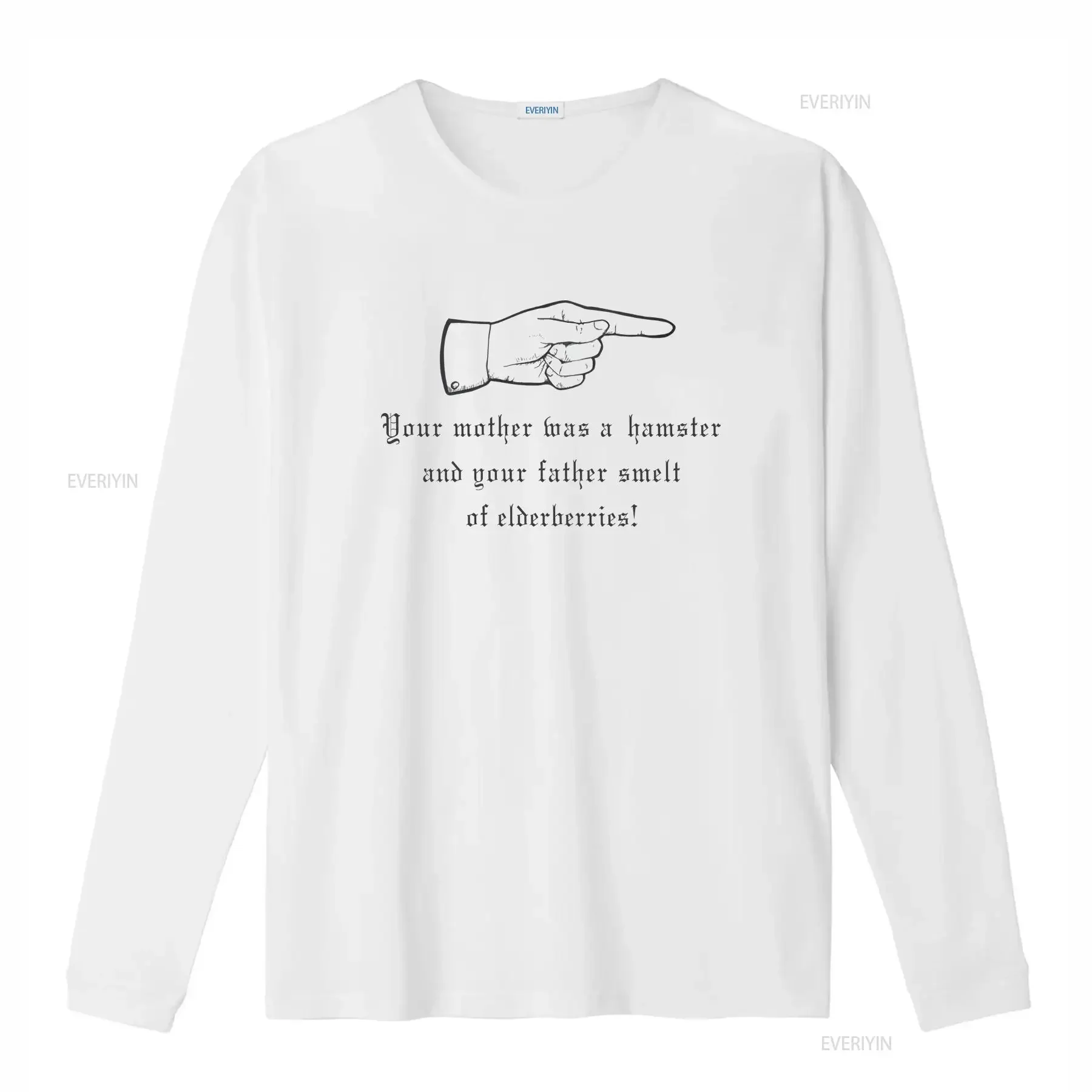 Monty Python Quote T Shirt Your Mother Was a Hamster Funny Movie Classic British Comedy Joke vintage Washed designer clothes