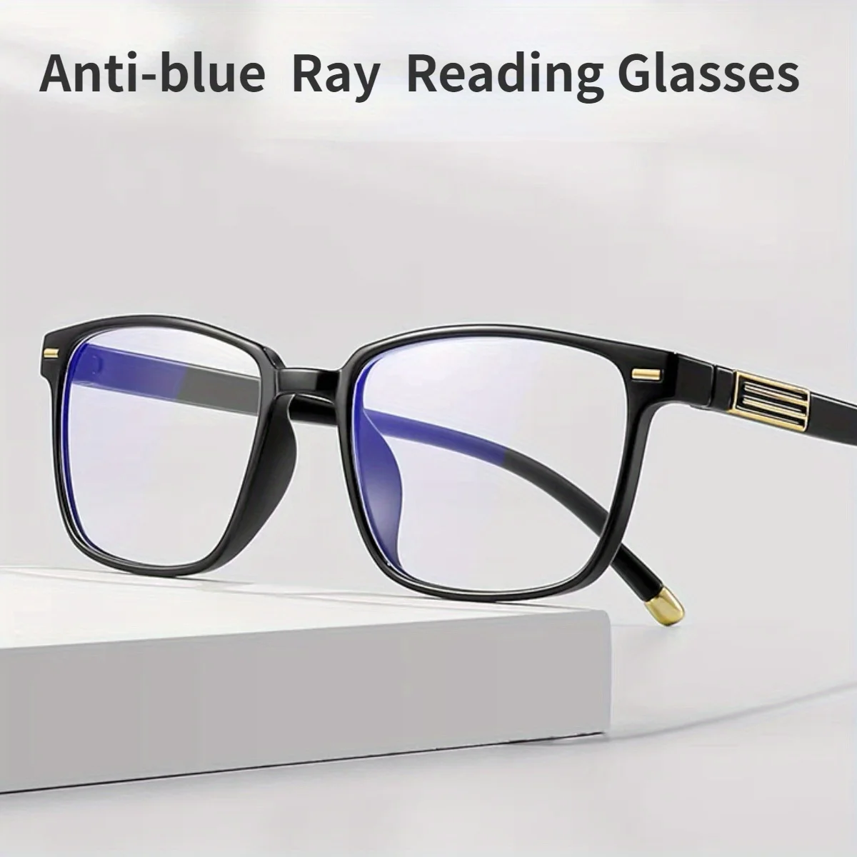 

Men Reading Glasses Retro Business Hyperopia Glasses Anti Blue Light Reading Glasses 0 +1.0 To +4.0 Glasses