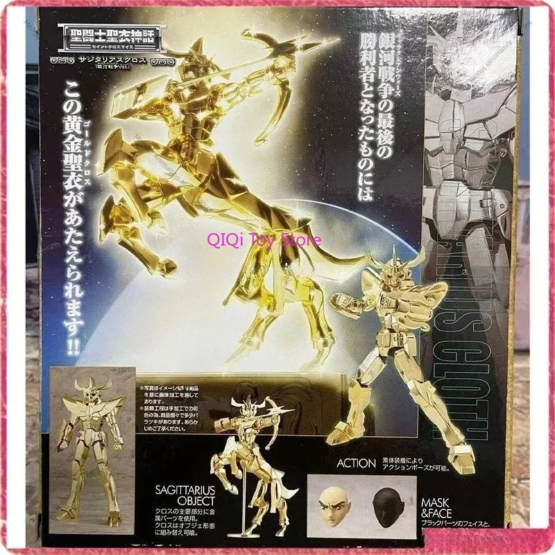 

In Stock BANDAI Saint Cloth Myth EX Sagittarius Saint Cloth Galaxy War Ver Anime Movable Collectible Character Model Toy