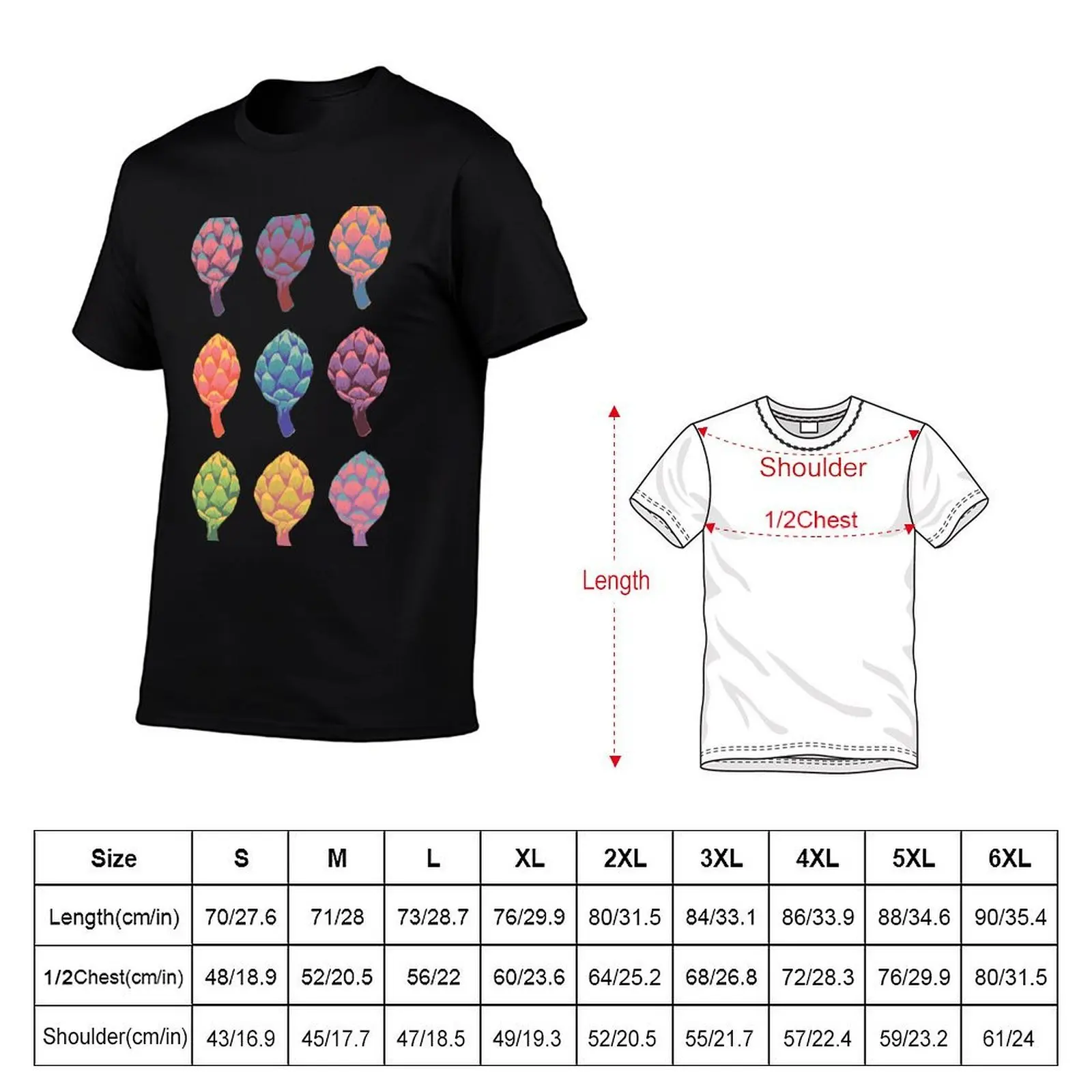 Elevated artichokes! T-Shirt new edition tops mens white t shirts