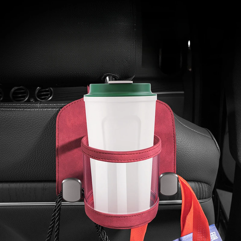 Car Seat Back Storage Hook Auto Backseat Cup Holder Multi-functional Headrest Hooks Rear Creative Water Bottle Pocket Organizer