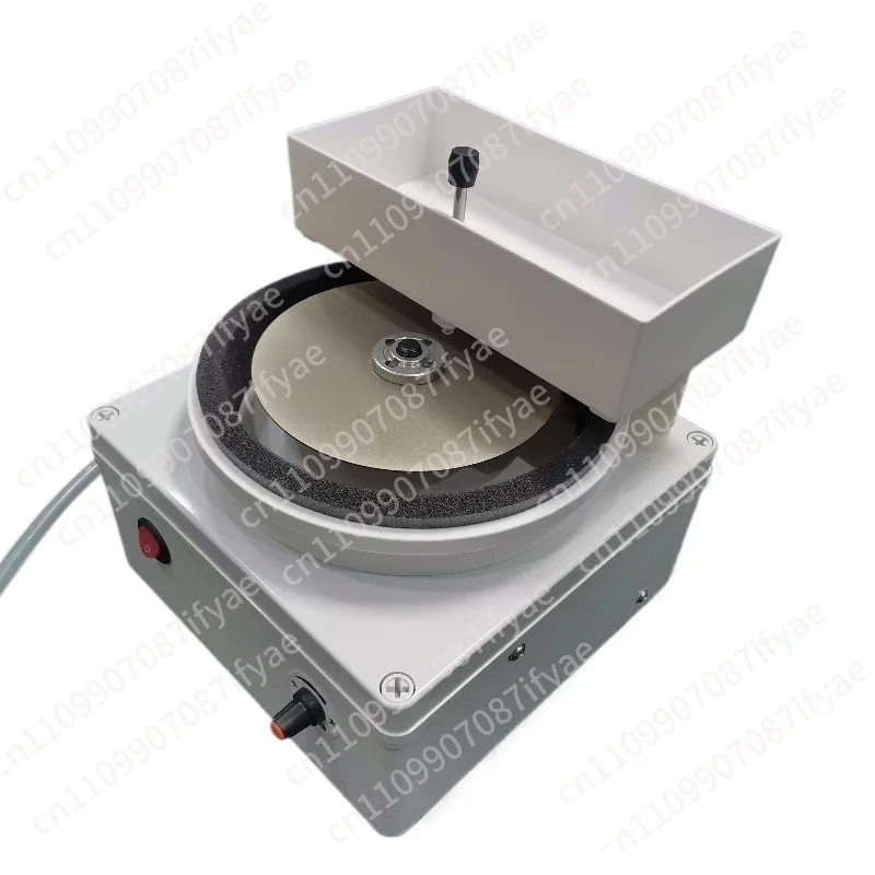 Electric Flat Grinder - 125MM Diamond Grinding Wheel, Portable Sharpening Machine for Knives/Gemstones/Lapidary (Water-Cooled)