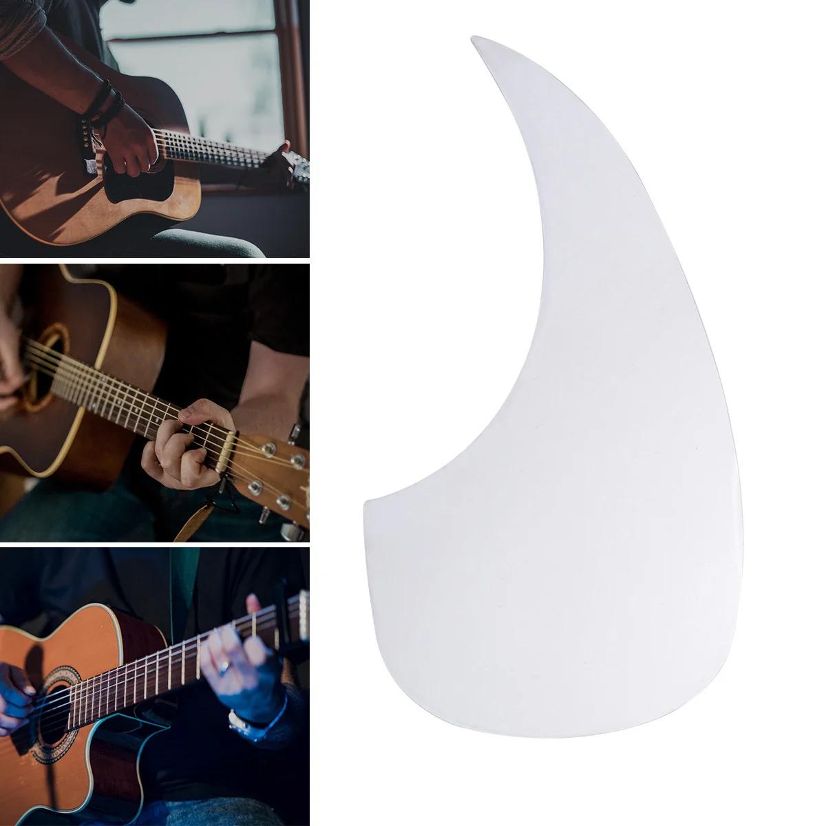 

36 Inch Guitar Plastic Pickguard Exquisite Workmanship Anti Scratch Transparent Protective Plate for Acoustic Guitar Lovers