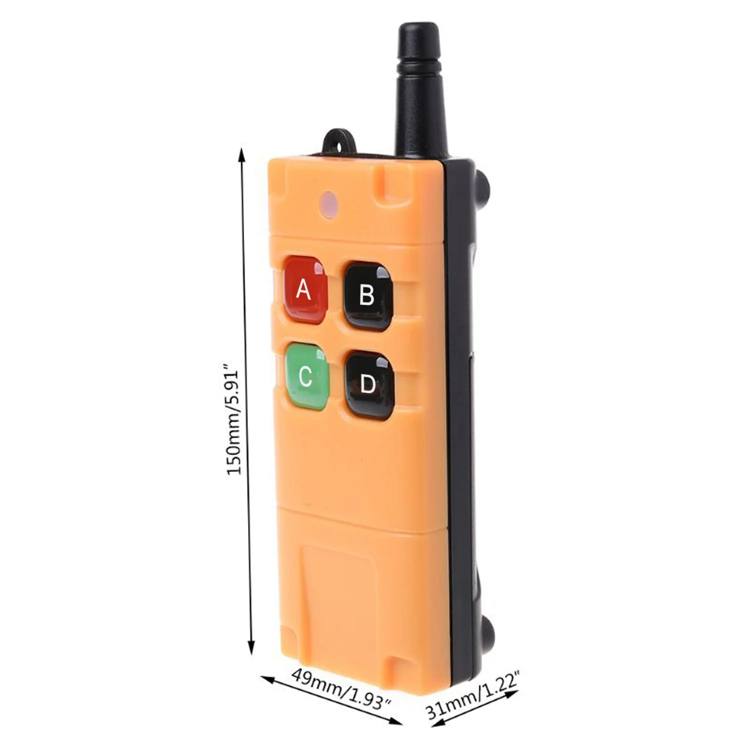 AC 100 110V 220V 4CH RF Wireless Remote Control Switch Radio Receiver With 2000M Long Distance Remote Controller Suckers Antenna