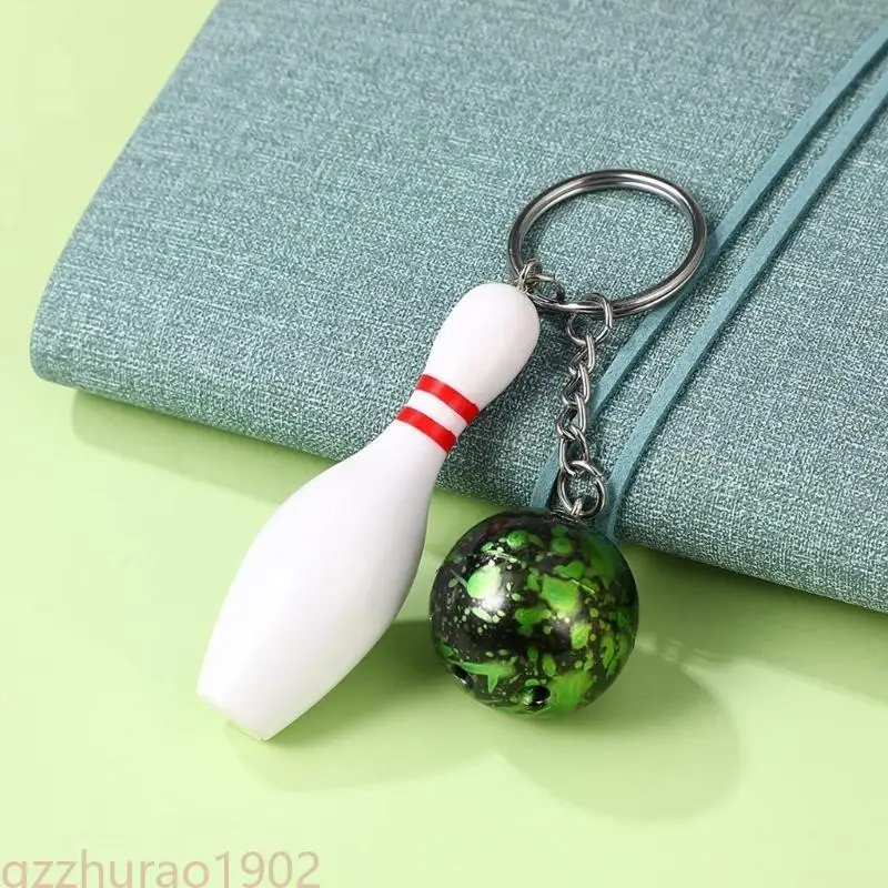 97qb Bowling Pende Cooling Pin Pin Pin Keyring