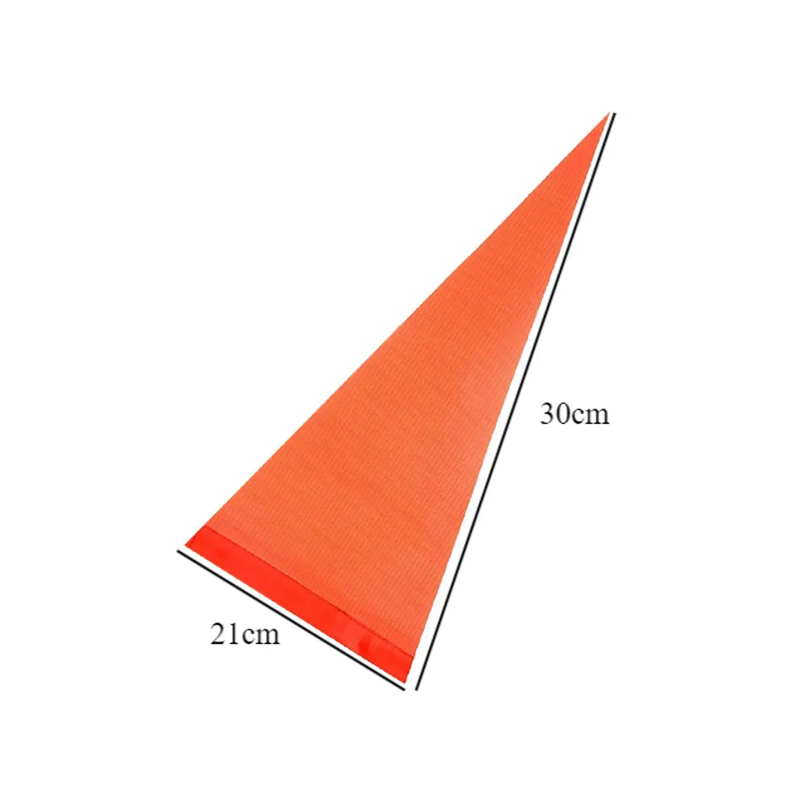 Bike Tail Flag Camping Portable PVC Triangle Flag Decoration Bike Pennant