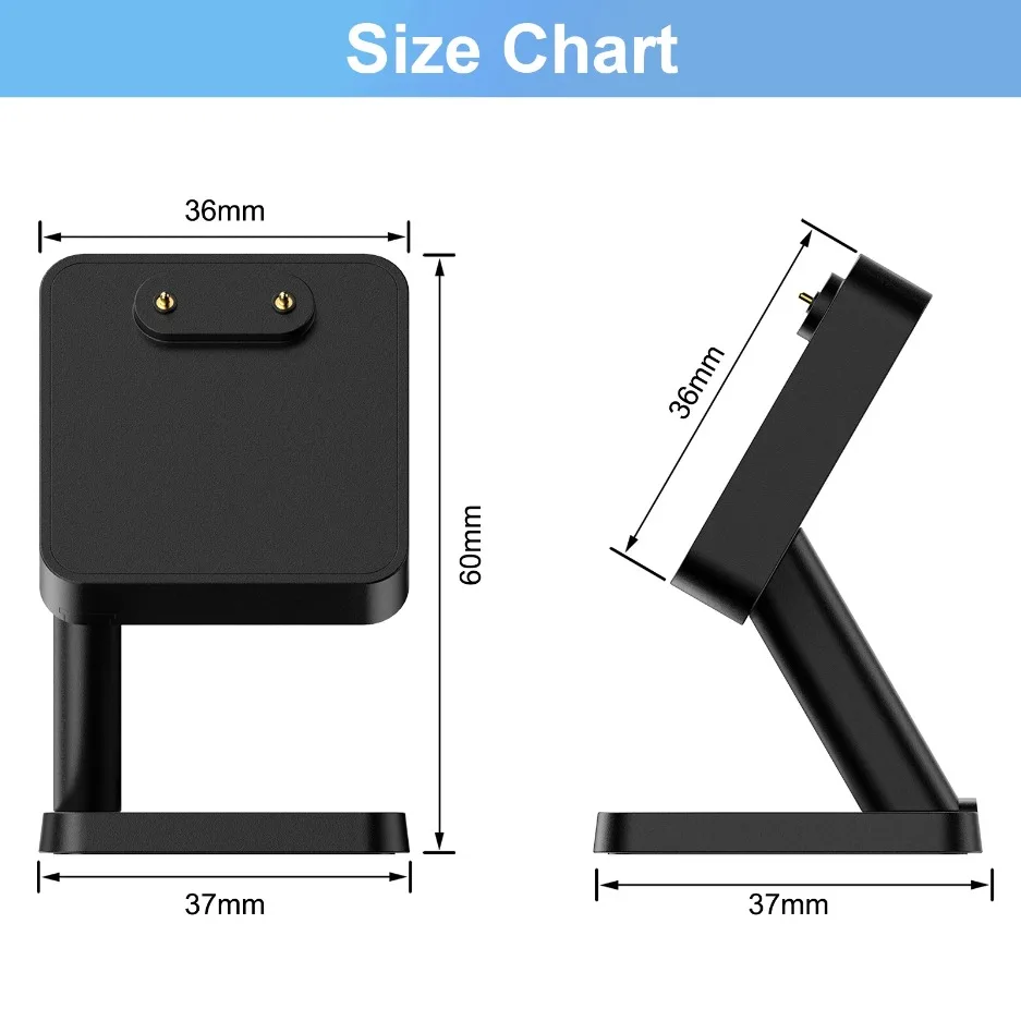 화웨이 워치 핏 3 2 미니 마그네틱 충전기 어댑터 데스크탑 스탠드 화웨이 밴드 8 7 6/6pro용 스마트워치 USB 충전 케이블