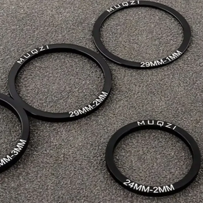 Practical 2022 New High Quality Bottom Bracket Washer Bike Gasket 24mm 30mm Bicycle Stainless Steel Washer ​6pcs