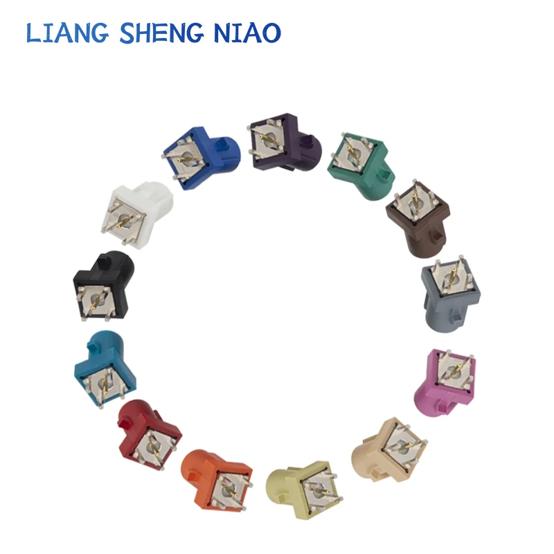 Fakra-Je Straight Male Inner Pin Positive Four-Legged Seat Car Connector Abcdefghikmdz Type French Card Male Seat