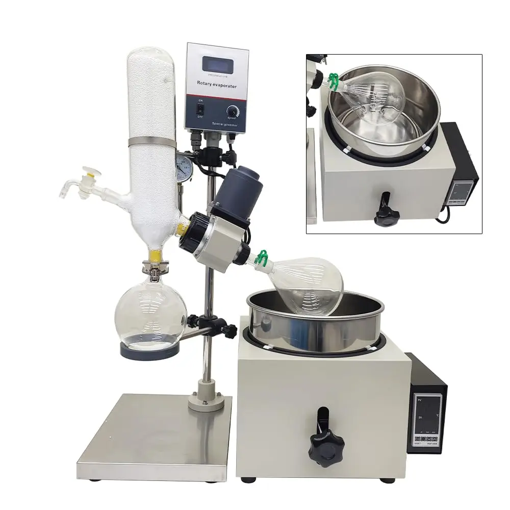 

2L Rotary Evaporator Lab Evaporator Rotary Vacuum 0-120 R/min Evaporator