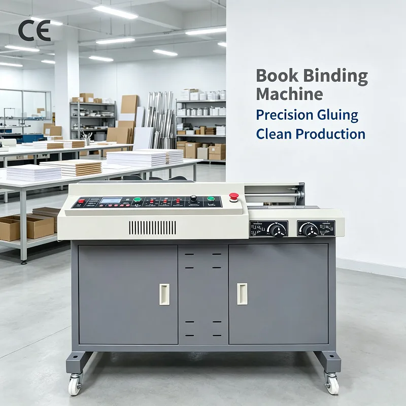 Heavy‑Duty Electric Glue Binding Machine For A4 Document Square‑Back Perfect Binding