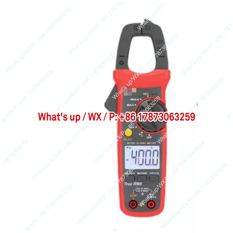 Pinza amperimétrica inteligente de alta precisión True RMS UT203+/204+, medidor digital genuino con pantalla digital para electricistas