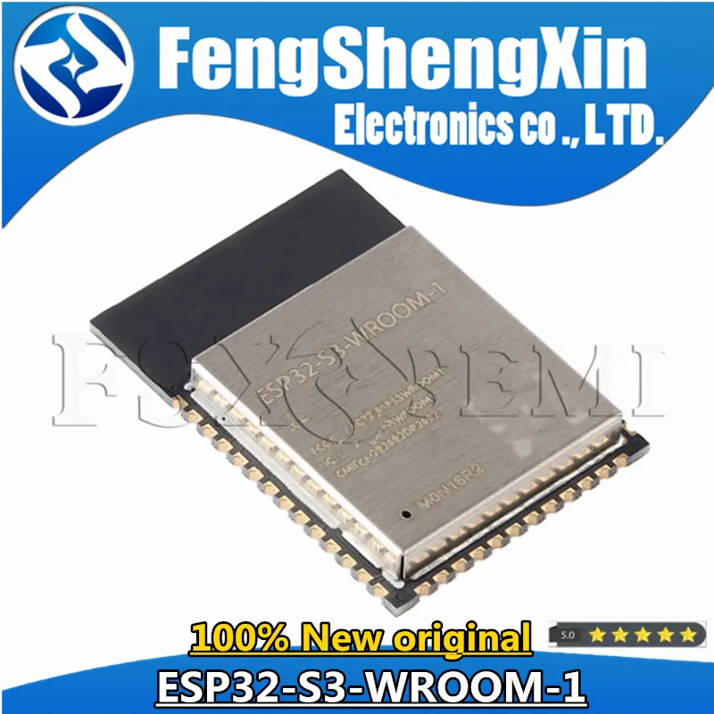 Módulo duplo do mcu esp32-s3-wroom-1-n16r2 n8r2 n16r8, wifi + bluetooth 5,0 16mb32-bit, 1 parte