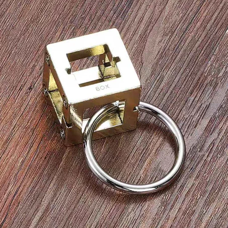 Rompicapo in metallo Scatola puzzle Difficile magia Mente Sfida IQ Test logico intelligente Giocattoli educativi per bambini Adulti