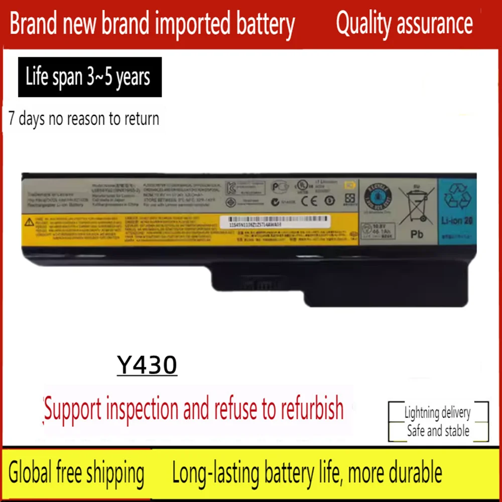 

New Laptop battery for Lenovo Y430 121000679 45K2221 L08O6D01 L08O6D02 L08S6D01 LO806D01 L0806D01