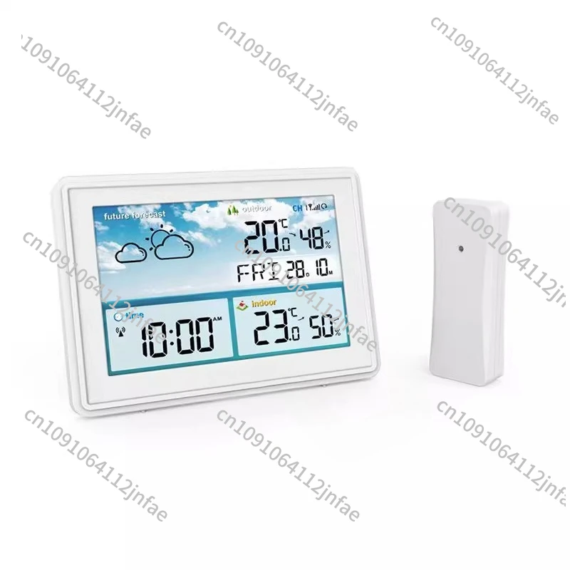 

Home Color Display Weather Station – Multifunction Digital Weather Clock with Temperature, Humidity, and Radio Forecast