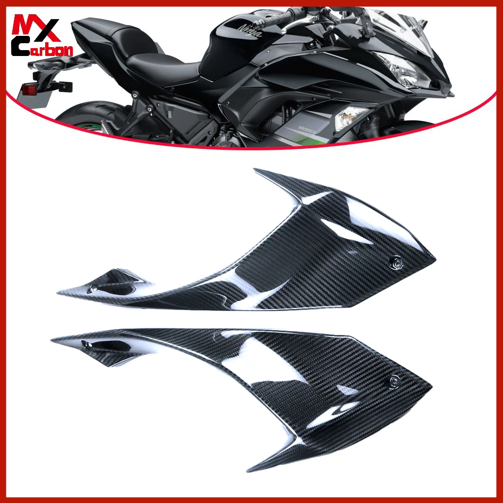 

Motorcycle Accessories 3k 100% Full Carbon Fiber Side Panels Cover For Kawasaki Ninja 650 2014+