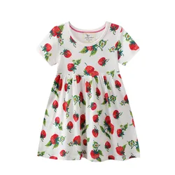 Jumping Meters Baby Girls Summer Dress Princess Costume Top Brand Kids Party Dresses for Girls Clothes Vestido Toddler Dress
