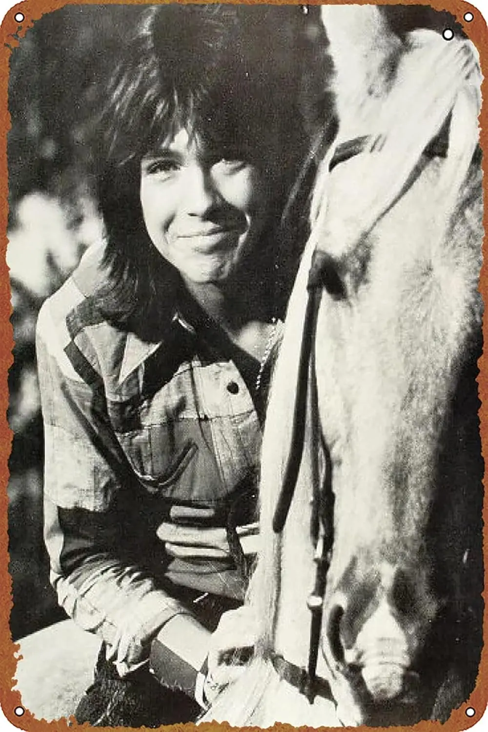 David Cassidy Music Poster Metal Tin Sign Retro Wall Signs for Home Cafe Bar Pub Wall Decor 8x12 inch sign