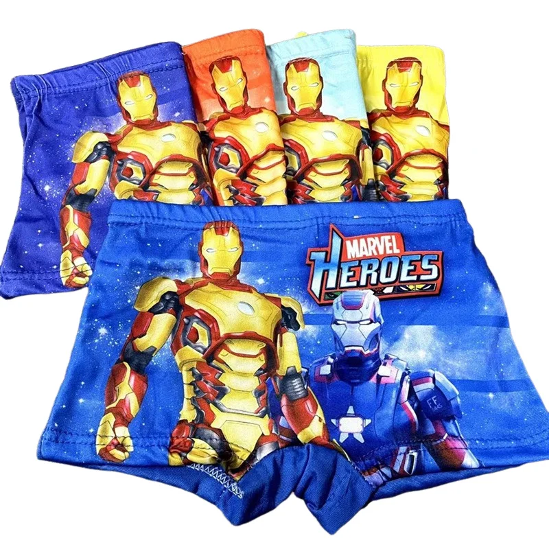 Children Spider-Man Boxer Brief Underwear with 3 Print Choices Cartoon Random Colour Multipacks Super Hero Panties image 4