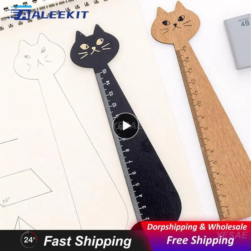 Text Ruler Accurate Scale Easy To Read Durable Convenient Stationery Ruler Rich Colors Bright Colors Environmentally Friendly