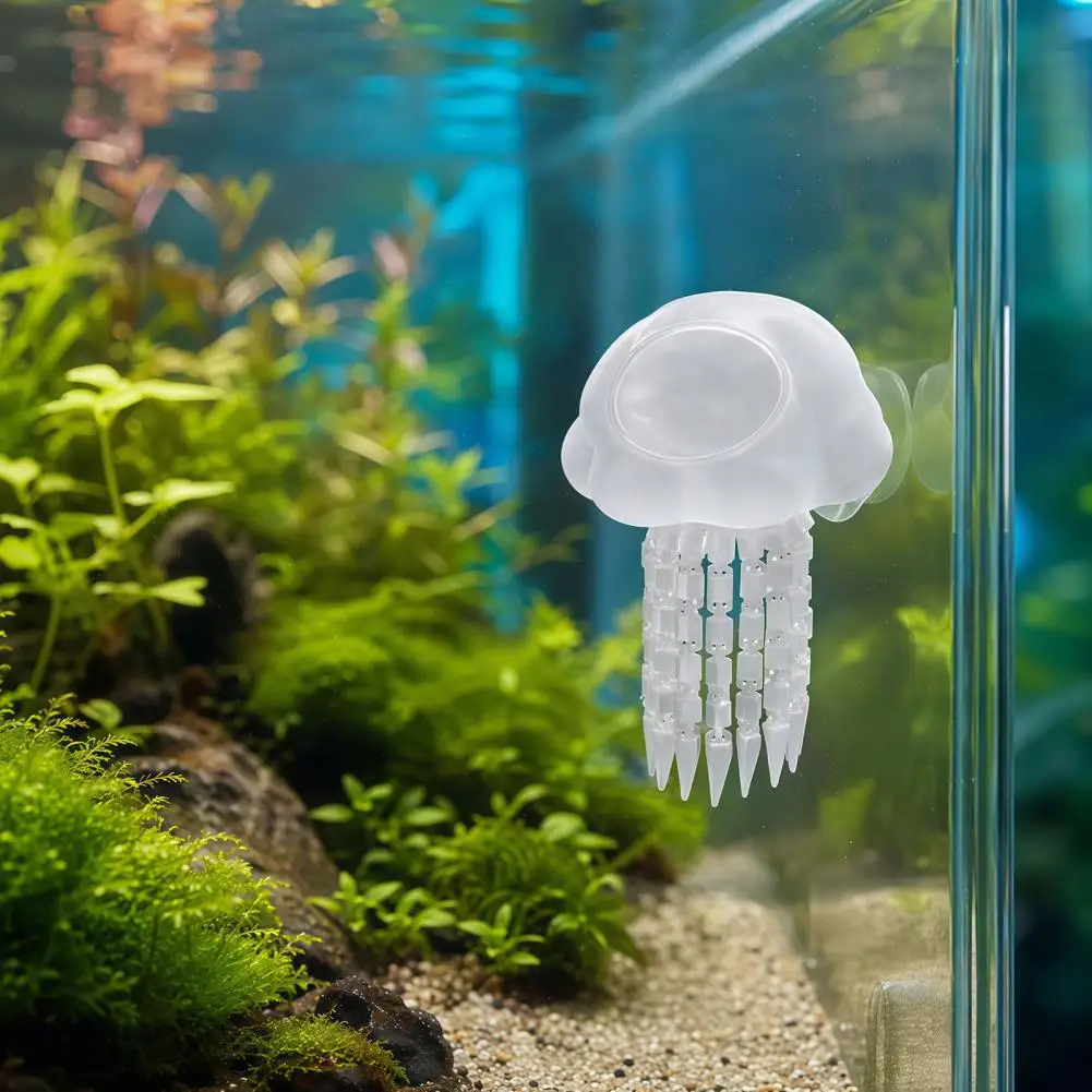 Reduce Aggression Tank Aquarium Floating Jellyfish Hideout 3d Printed Fish Tank Shelter Cave Decorative Pleco Shrimp for Betta