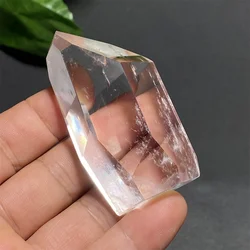 1PC Natural Transparent White Crystal Polyhedron Quartz Healing Crystal Mineral Specimens Feng Shui Ornaments Home Decoration