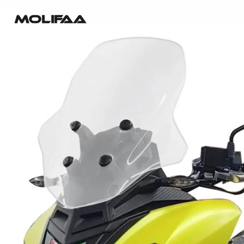 for Aprilia SR GT 200 Motorcycle Windshield Heightened Front Windscreens Thickened Wind Deflectors Cover Accessories