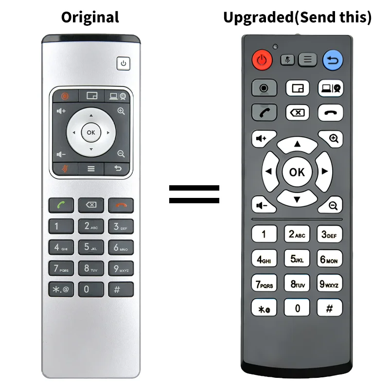 Control remoto VCR11 para videoconferencia Yealink VC800 VC880 VC500 VC200 UVC50 UVC80 UVC84 A10 A20 A30