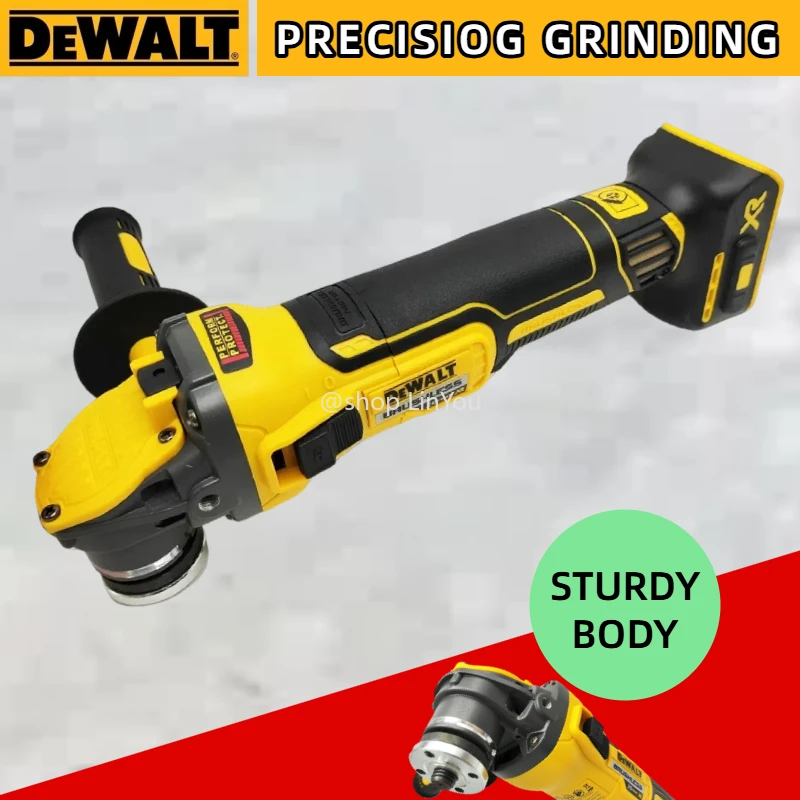 ديوالت زاوية طاحونة DCG409 20 فولت اللاسلكي فرش أداة السلطة آلة قطع 125 مللي متر قابلة للشحن المحمولة الملمع #4