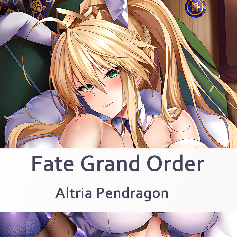 

Altria Pendragon Fate Stay Night FGO Saber Dakimakura Body Case Japanese Anime Pillow Cover