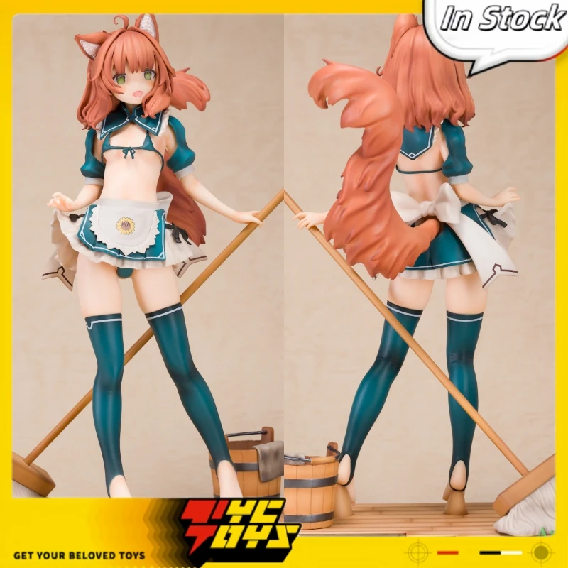 

В наличии оригинальная Daiki Kougyou KemoMimi Maid Kiki Mora аниме фигурка модель игрушки коллекция подарков