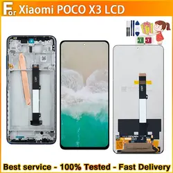 For Xiaomi POCO X3 LCD Display Touch Screen For POCO X3 Pro X3 NFC M2007J20CG LCD replacement NO Frame/With Frame