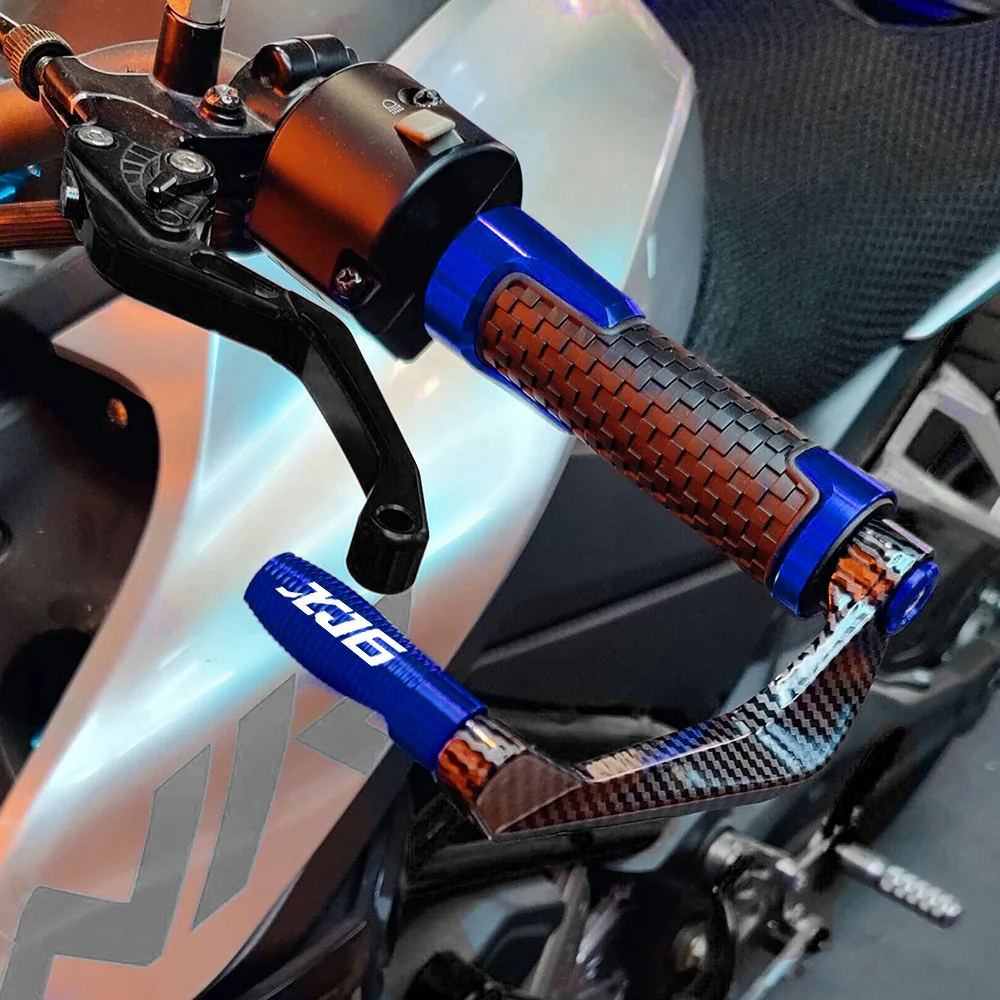 Motorcycle Handlebar Grips Guard Brake Clutch Levers Protector For YAMAHA XJ6 DIVERSION 2009-2010-2011-2012-2013-2014-2015-2016