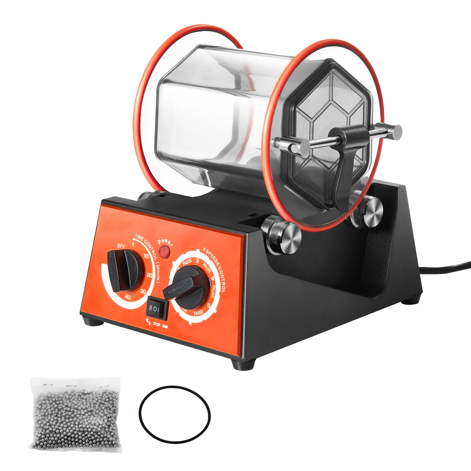 

3kg 5kg Rotary Tumbler Surface Polisher Jewelry Drum Polishing Machine Gem DIY Mini-Tumbler Finishing Tools