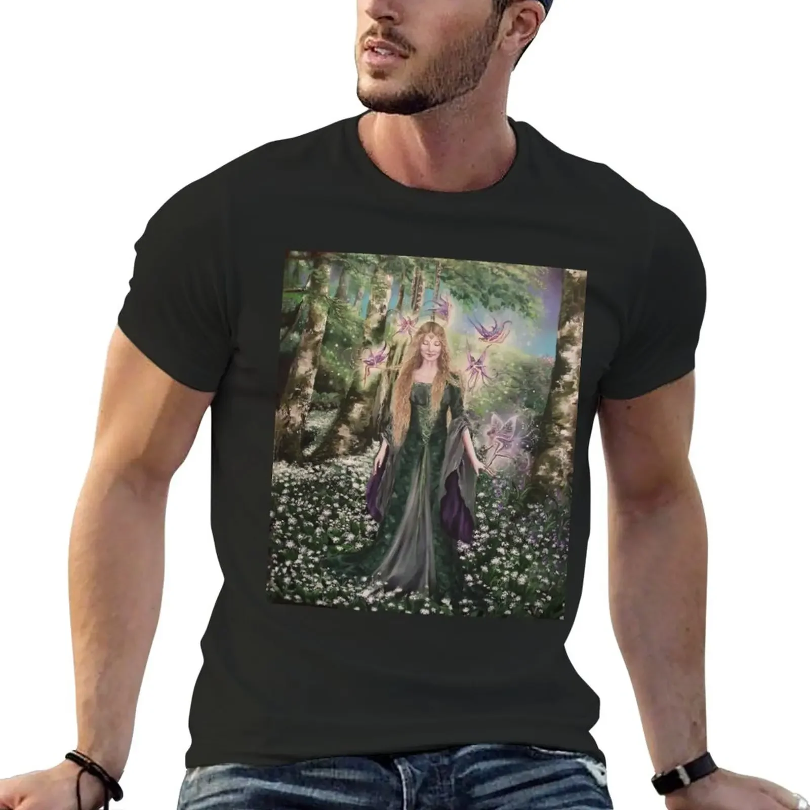 Hannah Titania,on a Midsummer's Eve fairy faerie,fantasy T-Shirt boys whites sweat plus size clothes mens t shirts pack