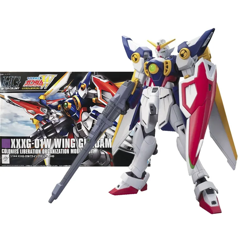 

Mobile Suit W Gundam Модель крыла Kits Bandai Original HG HGUC HGAC 162 1/144 аниме экшн-фигурки коллекционные модели игрушек