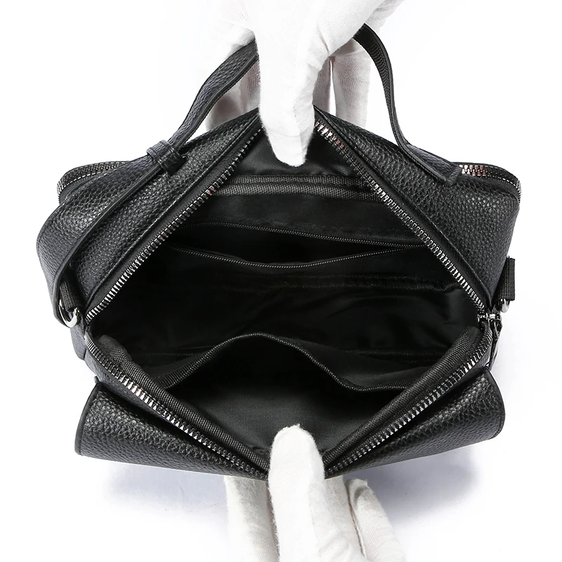 2026 New Men's Multi-Pocket Large Capacity Leather Clutch Bag Versatile Shoulder Bags Portable Commuter Wallet Mobile Phone Bag view 6