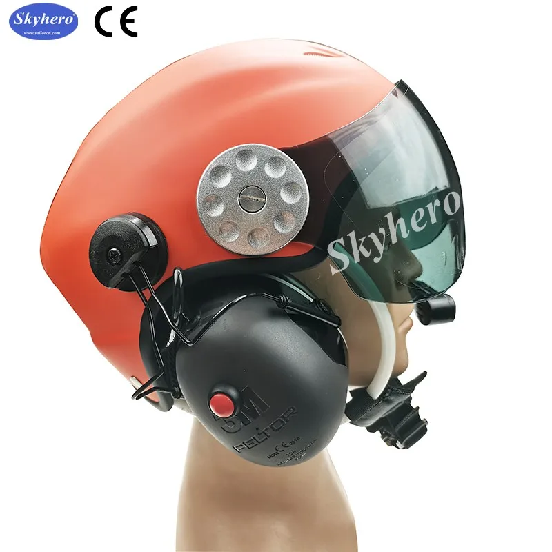 EN966 Standard Noise Cancelling Paramotor Helmet, PPG Paramotoring Headset，drop shipping