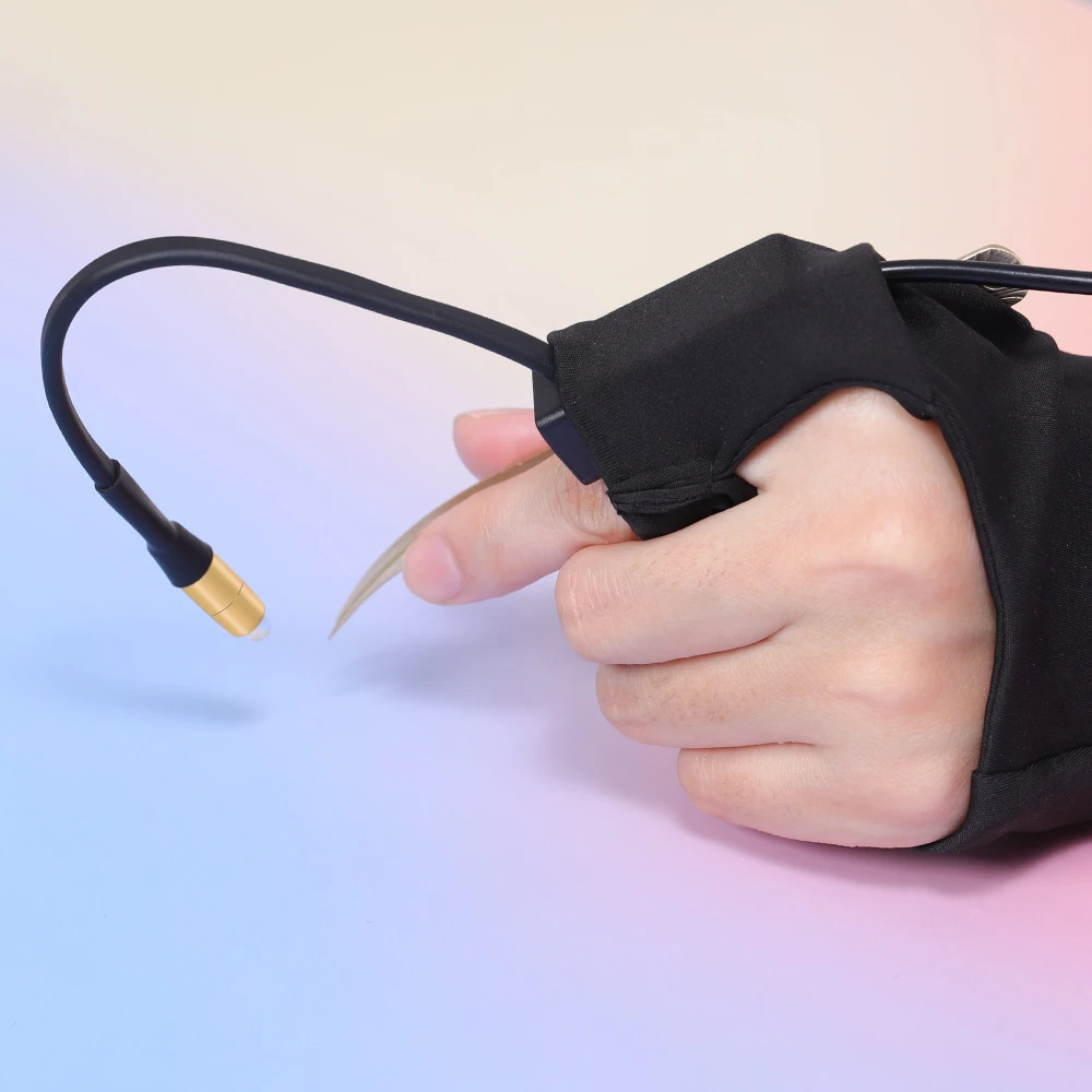 핑키 림 맞춤형 로고 전문가용 UV LED 속눈썹 경화 램프 (속눈썹 연장용 핀셋 포함)