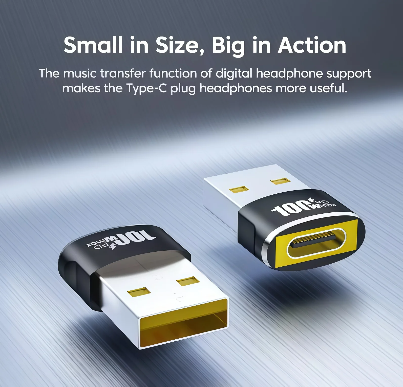 Adaptery USB na USB-C, adapter USB-C żeński na USB-A męski, konwerter ładowarki typu C — zdjęcie 4