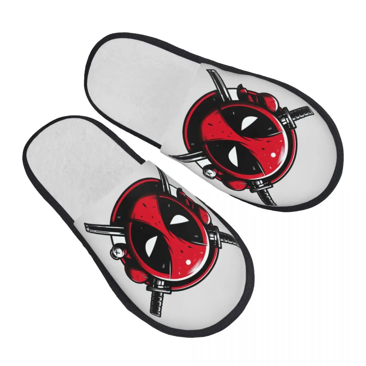 

Custom Deadpool Movie Memory Foam Slippers Women Cozy Warm House Slippers