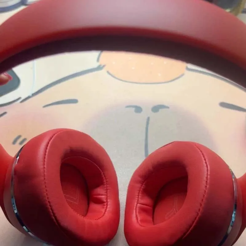 Auriculares inalámbricos VJ320, compatibles con tarjetas de almacenamiento TF, auriculares BT5.0, bobina dinámica grande de 40mm, orejeras de cuero suave, auriculares de moda