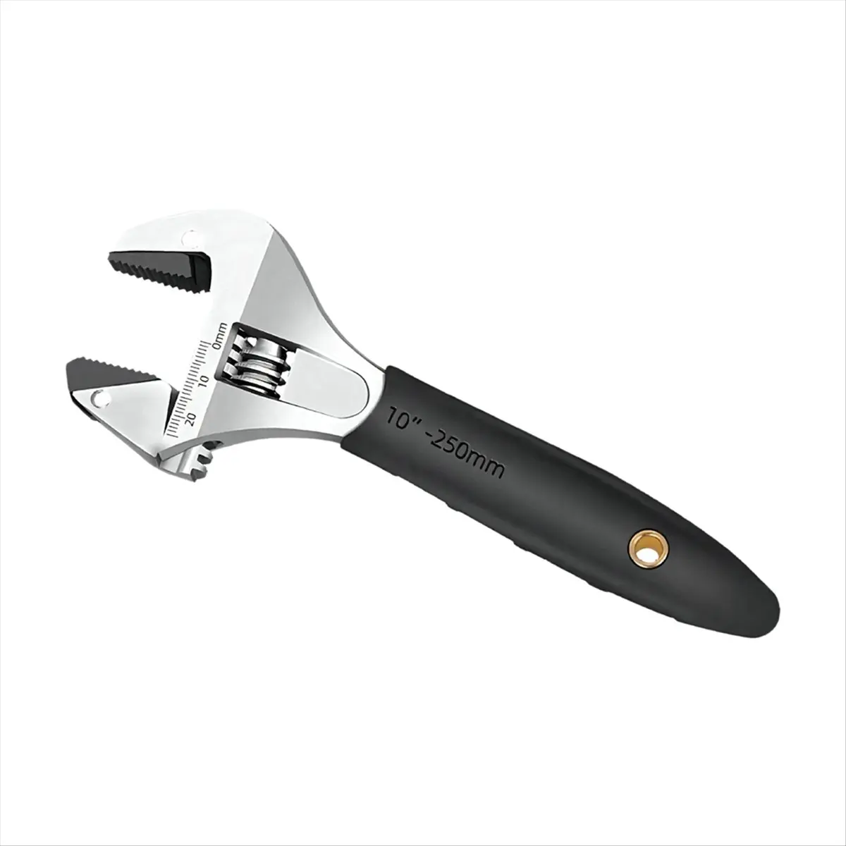 【POPULAR PICK】Ratchet Adjustable Wrench Self-Tightening Adjustable Wrench Multi-Function Large Opening Bathroom Wrench 10 Inches