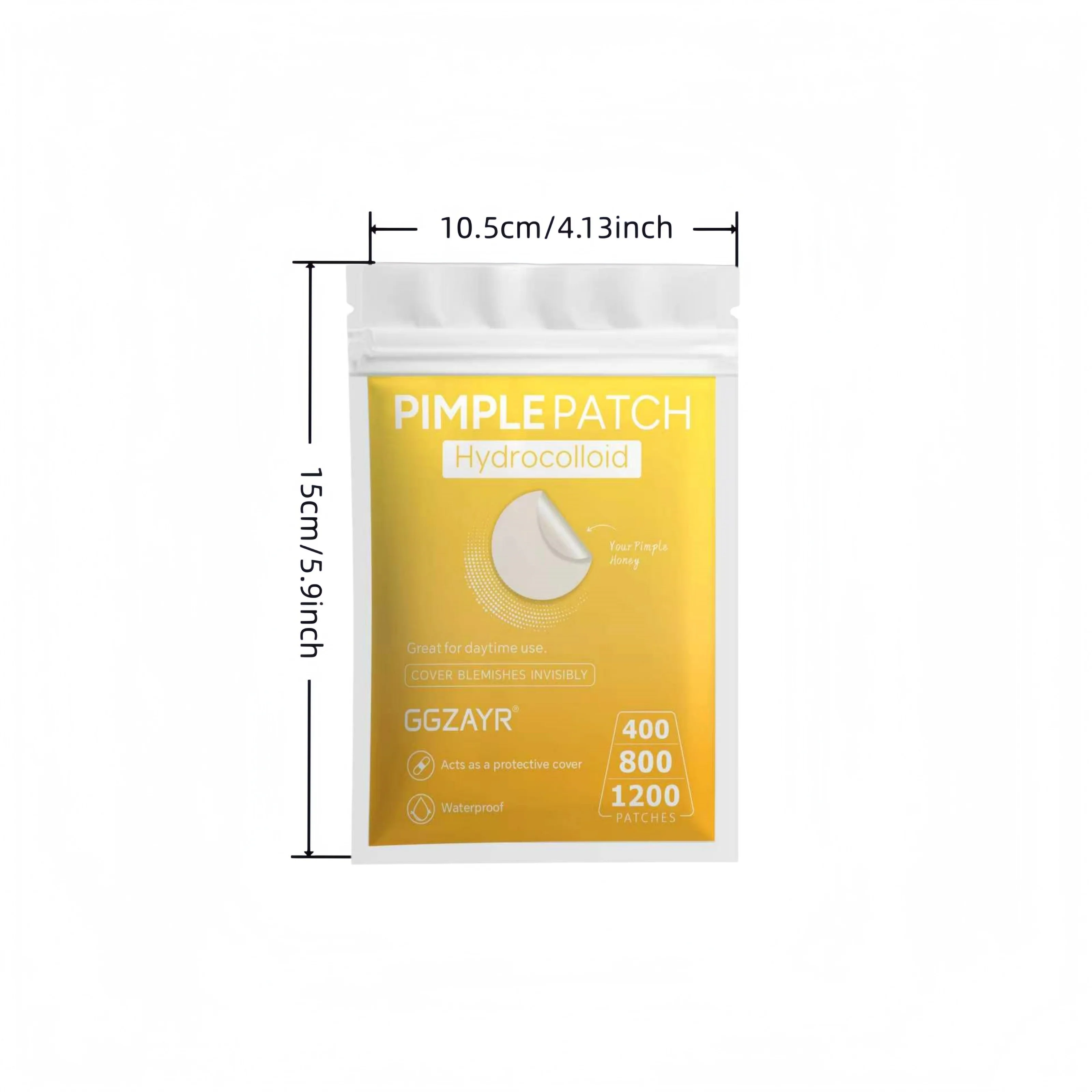 Kit de Adesivos para Acne Redondos Aprimorados 400/800/1400un, Pontos Invisíveis de Adesão Suave para a Pele