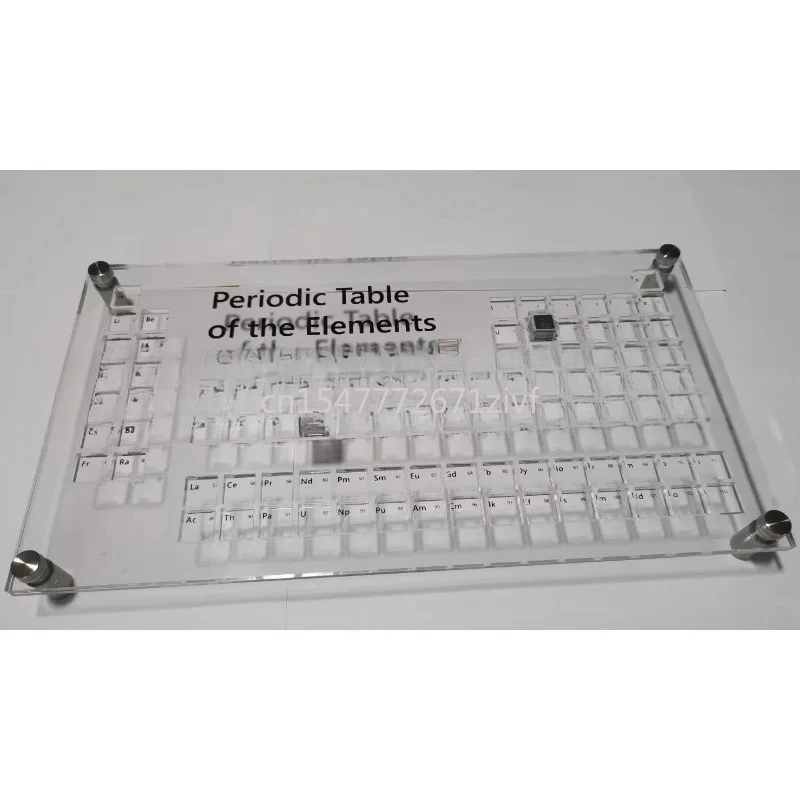 Element Cube Display Stand, Acrylic Periodic Table Stand, Chemical Element Collection Stand